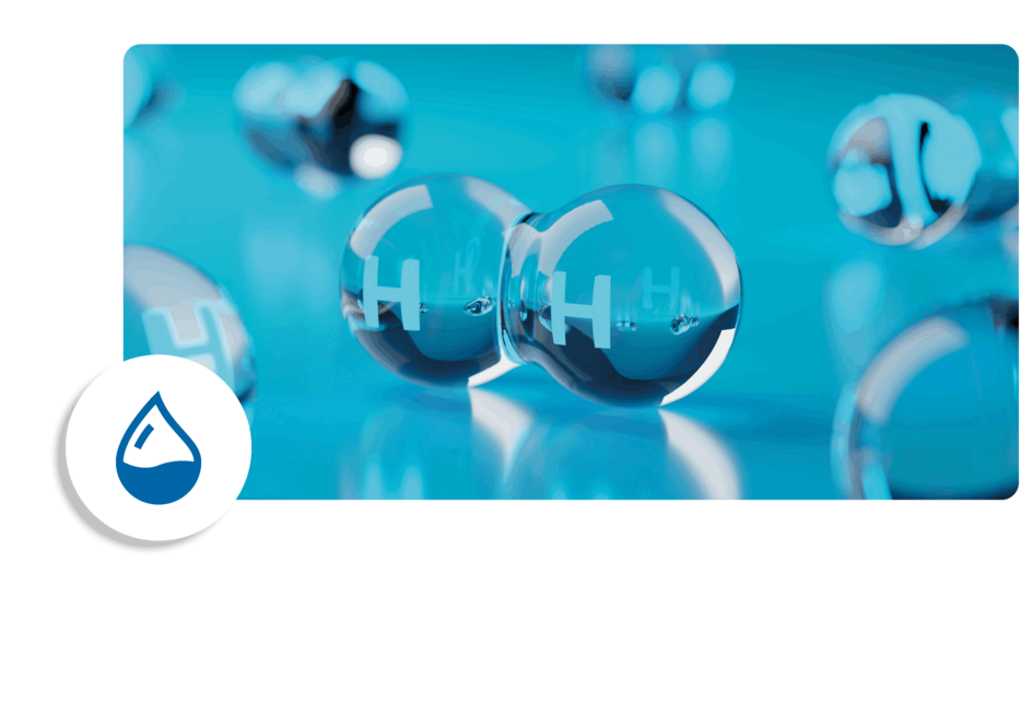 Wasserstoffmoleküle 