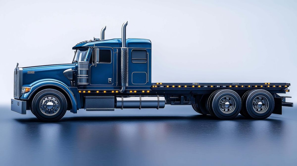 blauer Truck