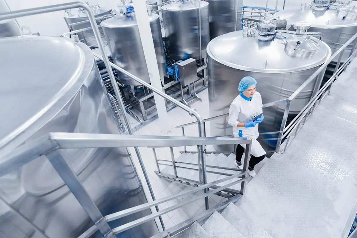 Produktionshalle Lebensmitteltechnik 