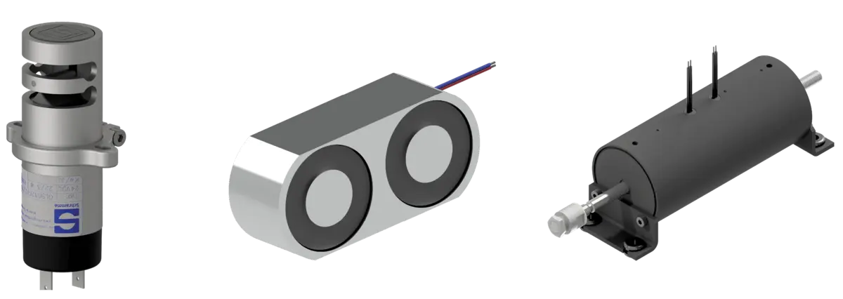 Schlauchklemmventil ,Haftmagnet und Doppelhubmagnet von Magnetbau-Schramme